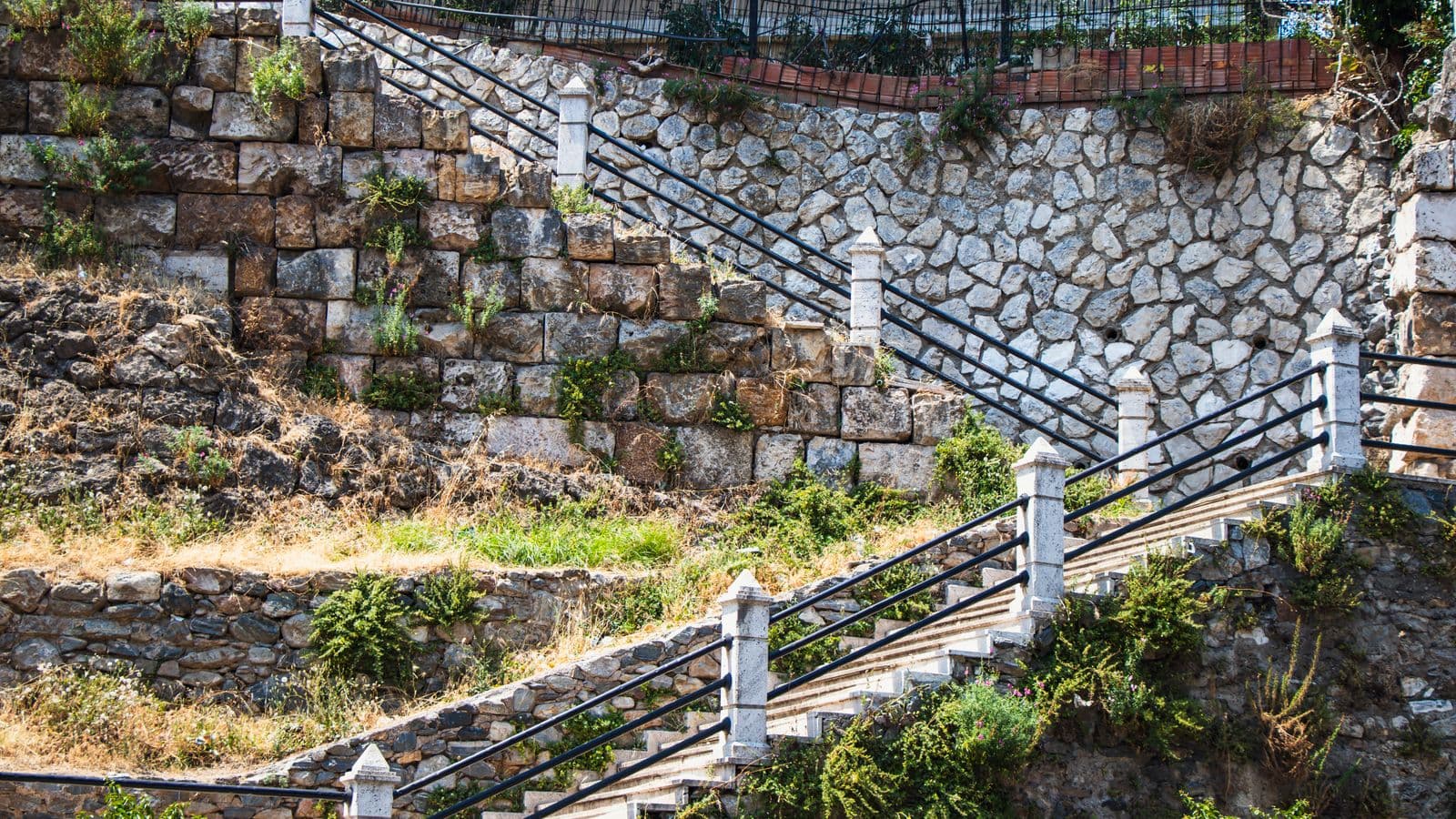 Terraced Retaining Walls: Two Short Walls vs. One Tall Wall